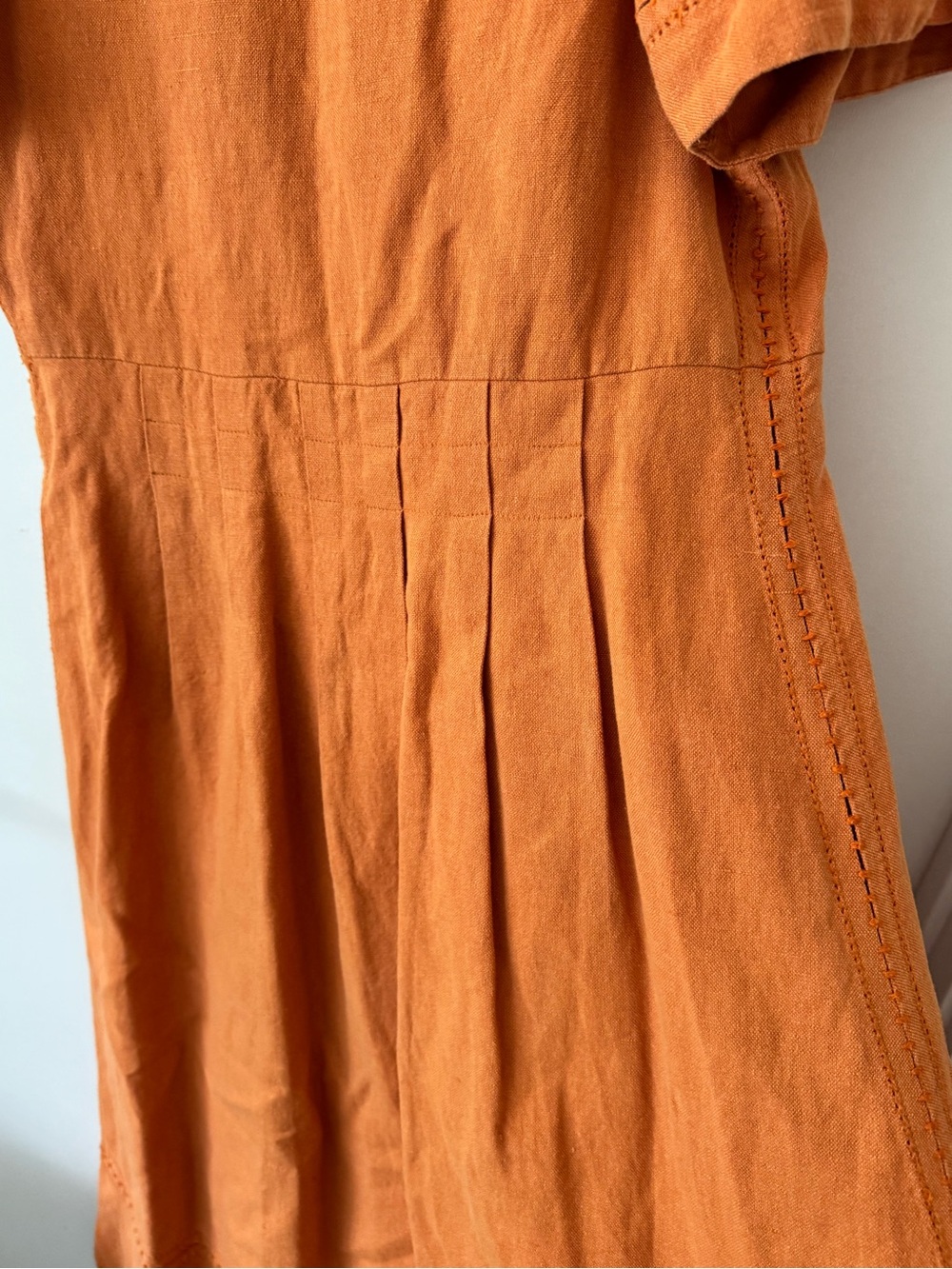 Sea New York Orange Round-Neck Button Top - Picture 5 of 8